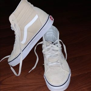 Cream colored Vans